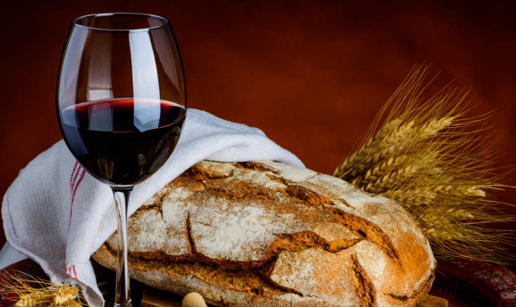 wine + bread